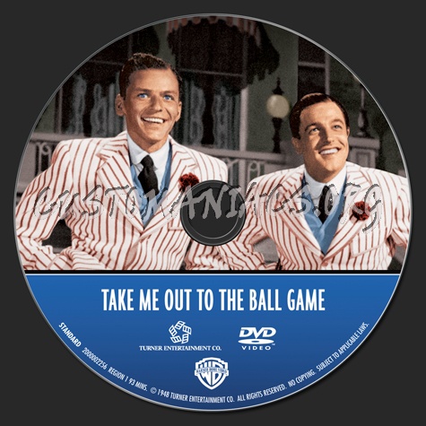 Frank Sinatra Collection: Take Me Out To the Ball Game dvd label