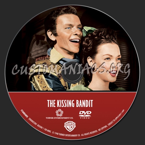 Frank Sinatra Collection: The Kissing Bandit dvd label