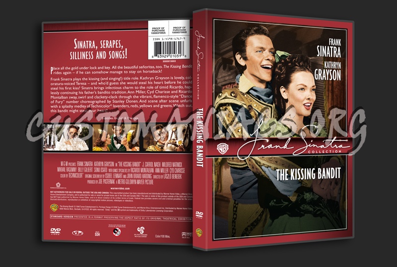 Frank Sinatra Collection: The Kissing Bandit dvd cover