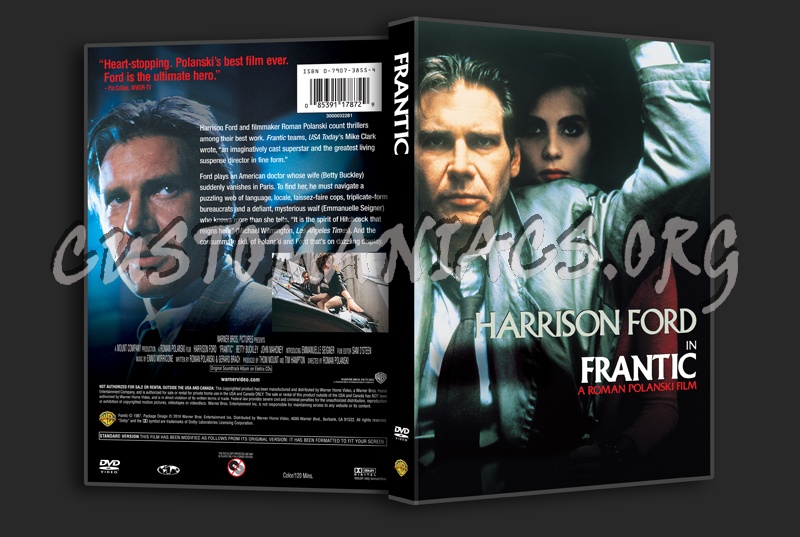 Frantic dvd cover