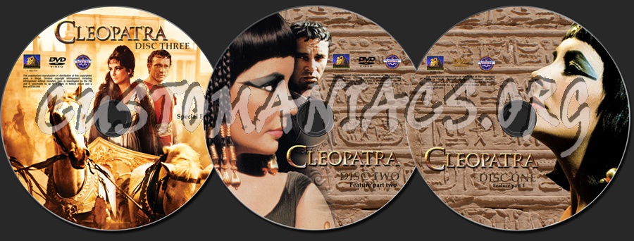 Cleopatra dvd label