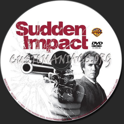 Sudden Impact dvd label