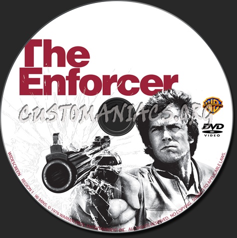 The Enforcer dvd label