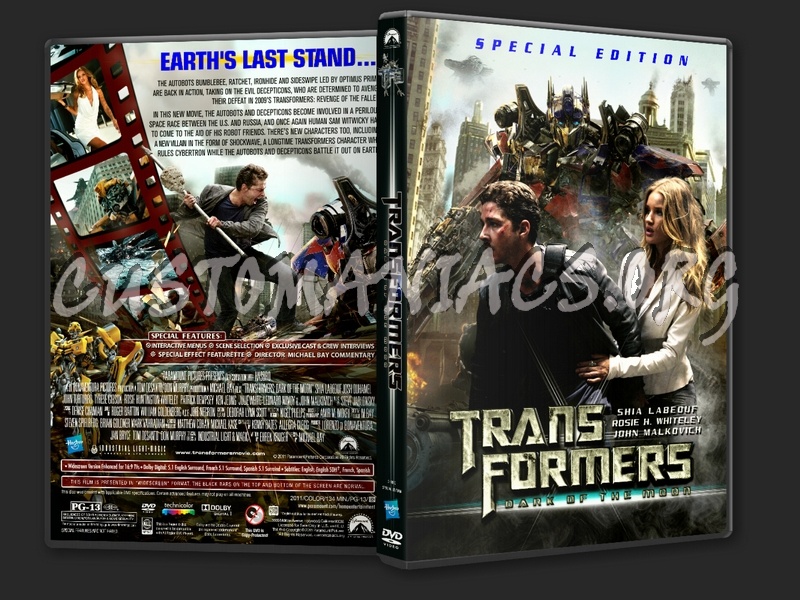 Transformers: Dark Of The Moon (2011) dvd cover