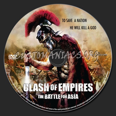 Clash Of Empires The Battle For Asia dvd label