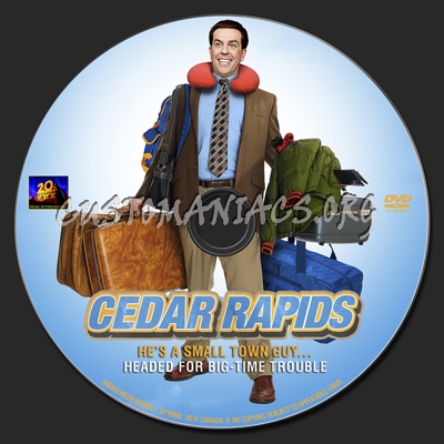 Cedar Rapids dvd label