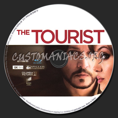 The Tourist blu-ray label