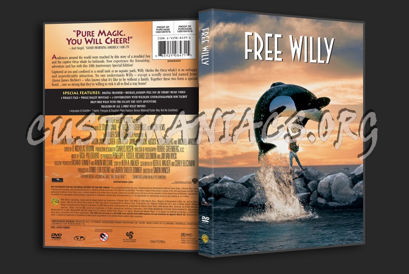 Free Willy dvd cover