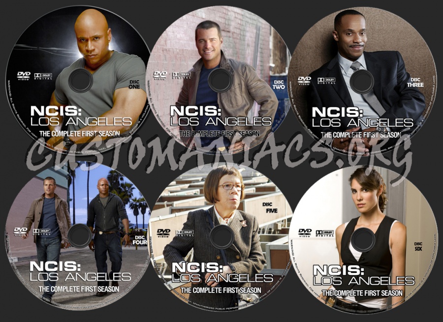 NCIS: Los Angeles Season 1 dvd label