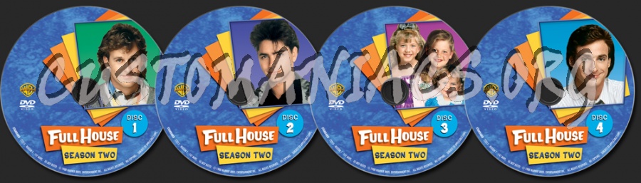 Full House Season 2 dvd label