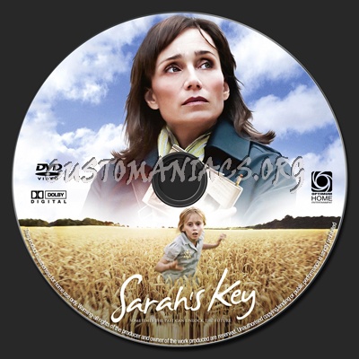 Sarah's Key dvd label