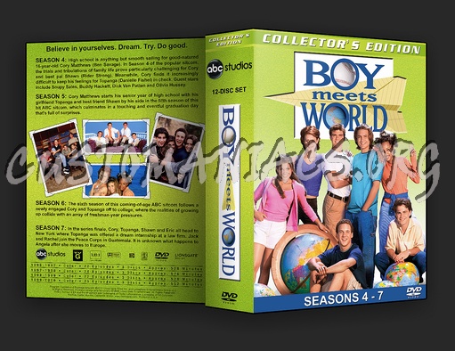 Boy Meets World: Seasons 4-7 dvd cover
