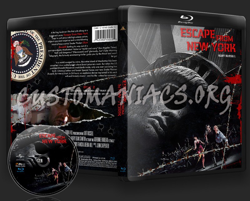 Escape From New York blu-ray cover