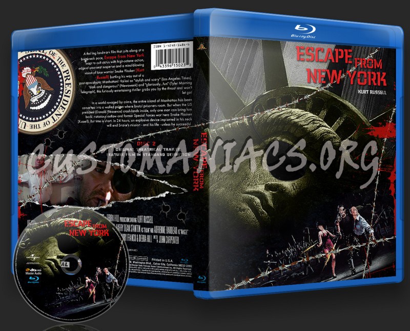 Escape From New York blu-ray cover