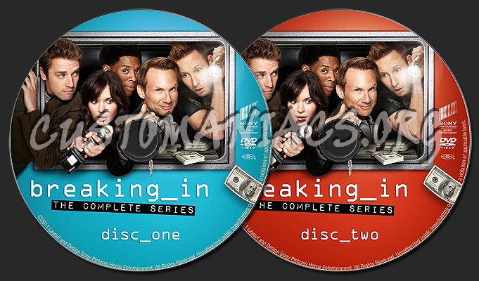 BREAKING IN - The Complete Series dvd label