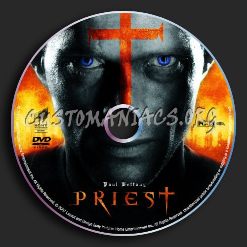 Priest dvd label