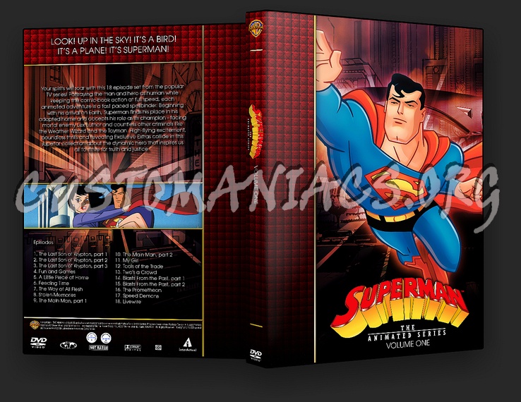 Superman, The Animated Series - TV Collection dvd cover