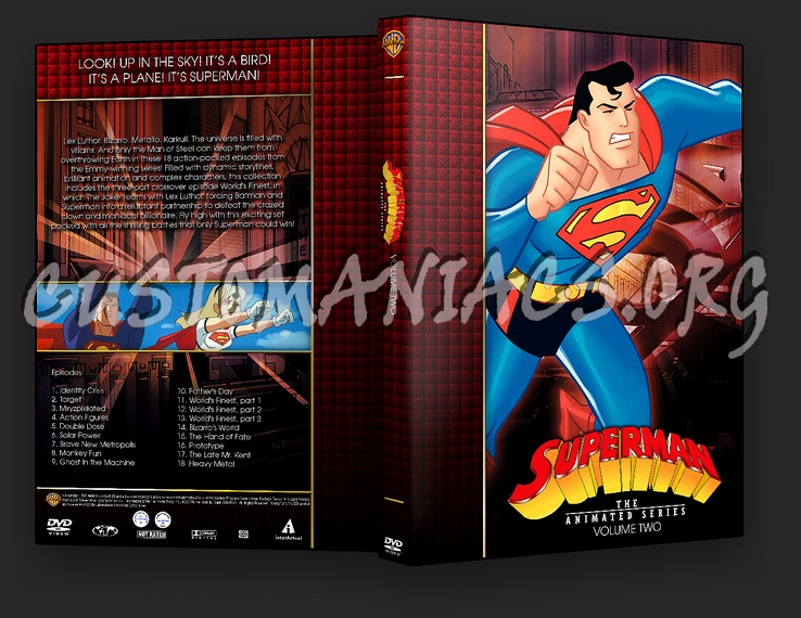 Superman, The Animated Series - TV Collection dvd cover