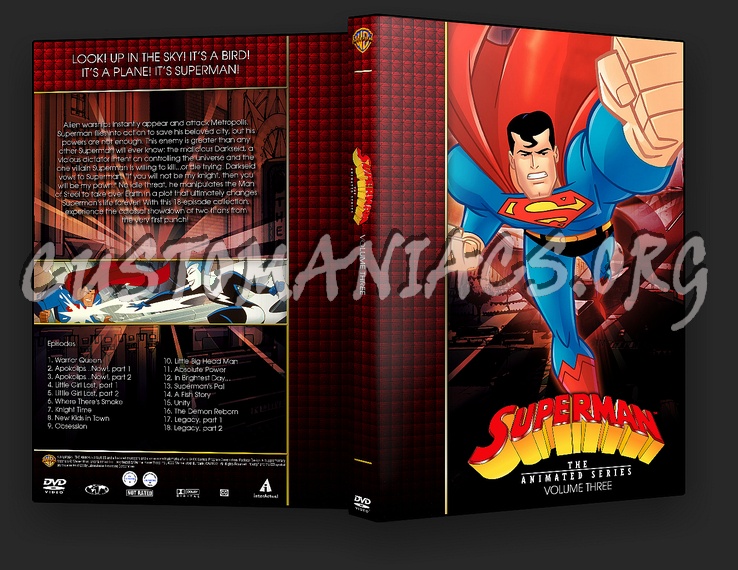 Superman, The Animated Series - TV Collection dvd cover