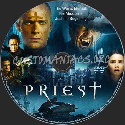 Priest dvd label