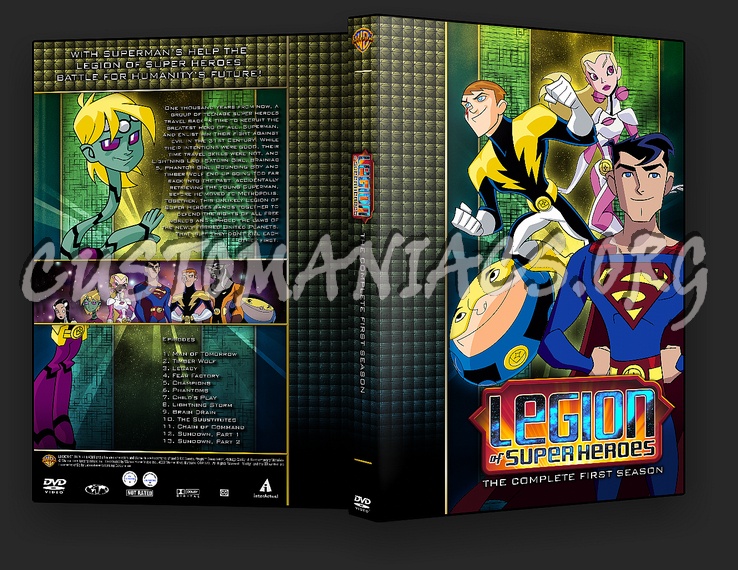 Legion Of Super Heroes - TV dvd cover