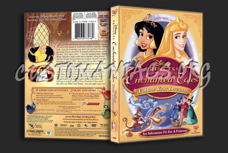 Princess Enchanted Tales  Follow Your Dreams dvd cover