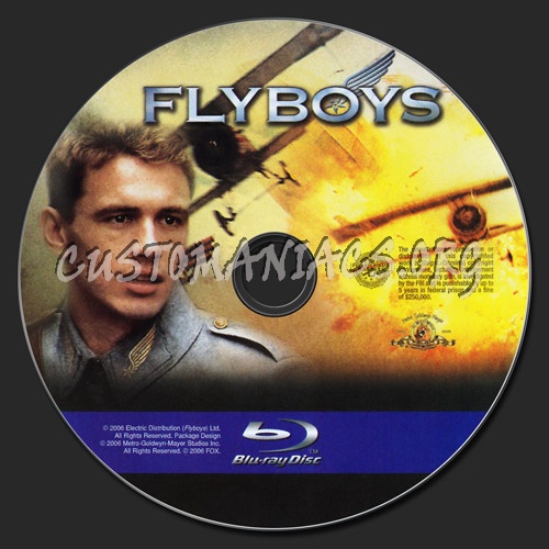 Flyboys blu-ray label