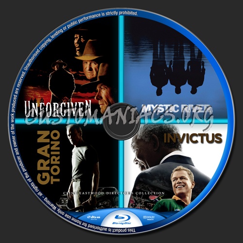 Clint Eastwood Director's Collection blu-ray label