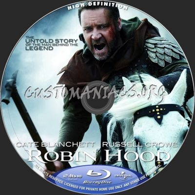 Robin Hood blu-ray label