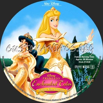 Disney Princess Enchanted Tales: Follow Your Dreams dvd label