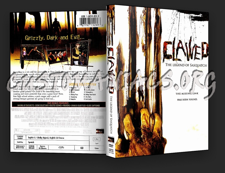 Clawed dvd cover