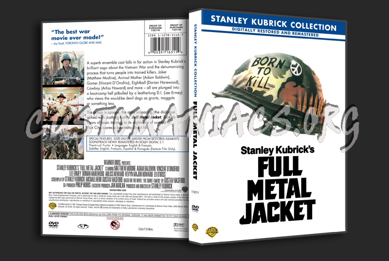 Full Metal Jacket dvd cover