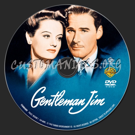 Gentleman Jim dvd label