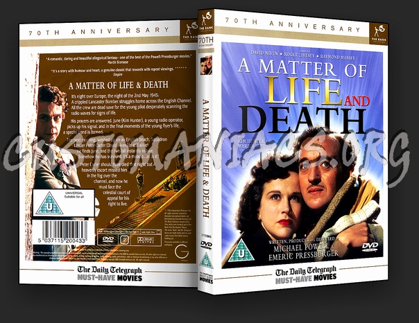 A Matter of Life And Death dvd cover