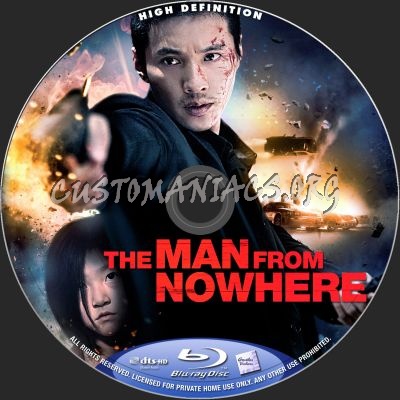 The Man From Nowhere blu-ray label