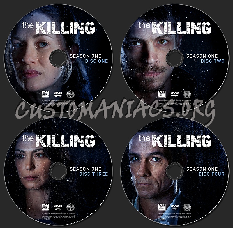 THE KILLING - Season 1 dvd label