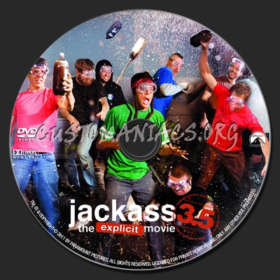 Jackass 3.5 dvd label