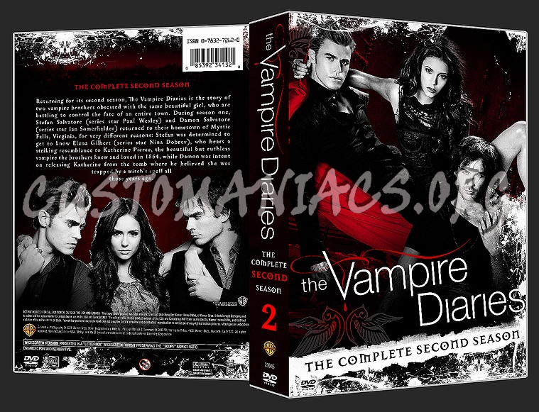 The Vampire Diaries - Season 2 dvd cover