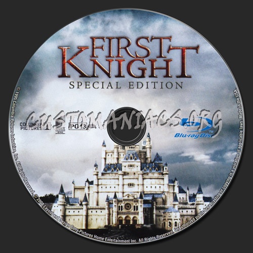 First Knight blu-ray label