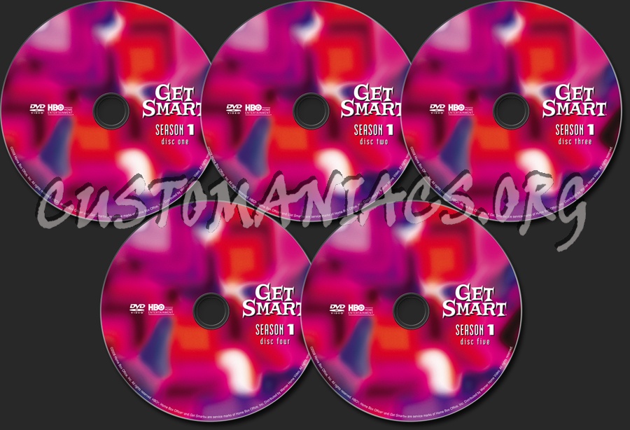 Get Smart Season 1 dvd label