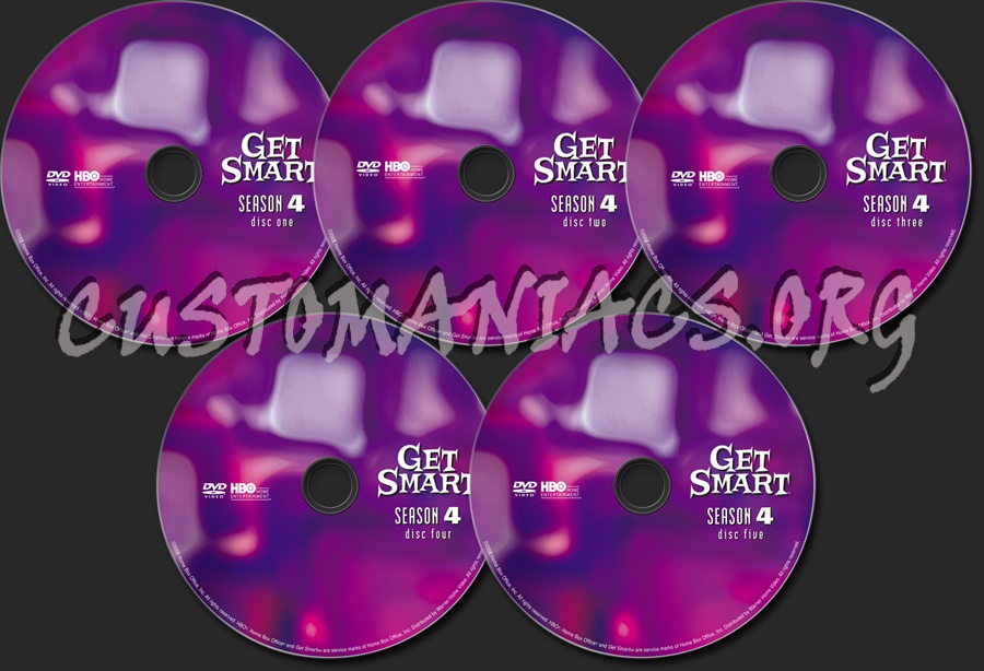 Get Smart Season 4 dvd label