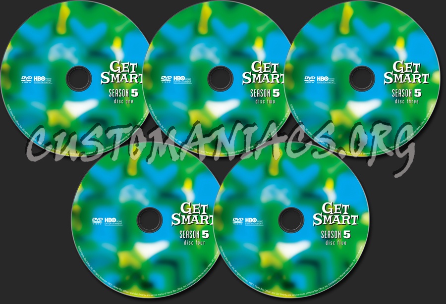 Get Smart Season 5 dvd label