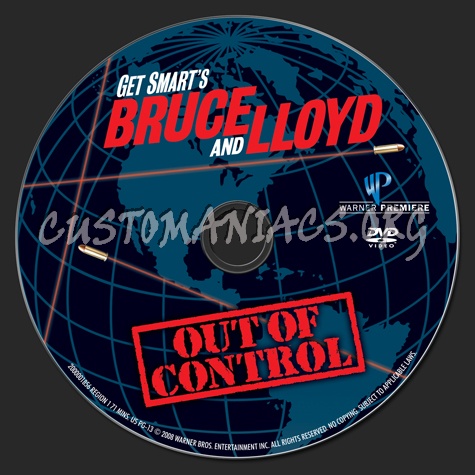 Get Smart's Bruce and Lloyd out of Control dvd label