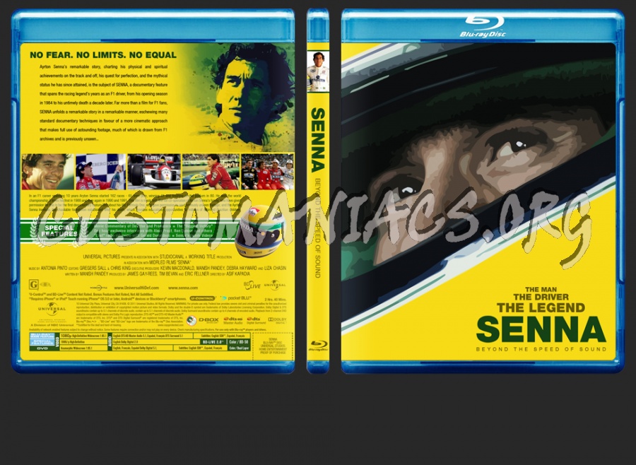 Senna blu-ray cover