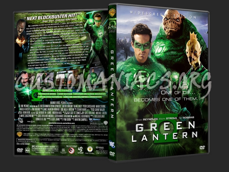 Green Lantern dvd cover