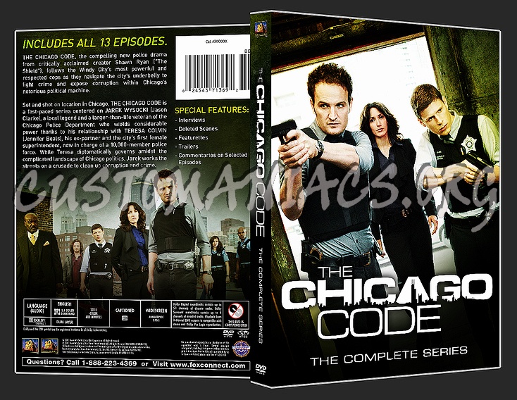 The Chicago Code (2011) dvd cover