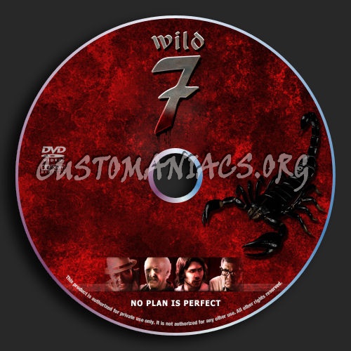 Wild Seven dvd label