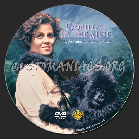 Gorillas in the Mist dvd label