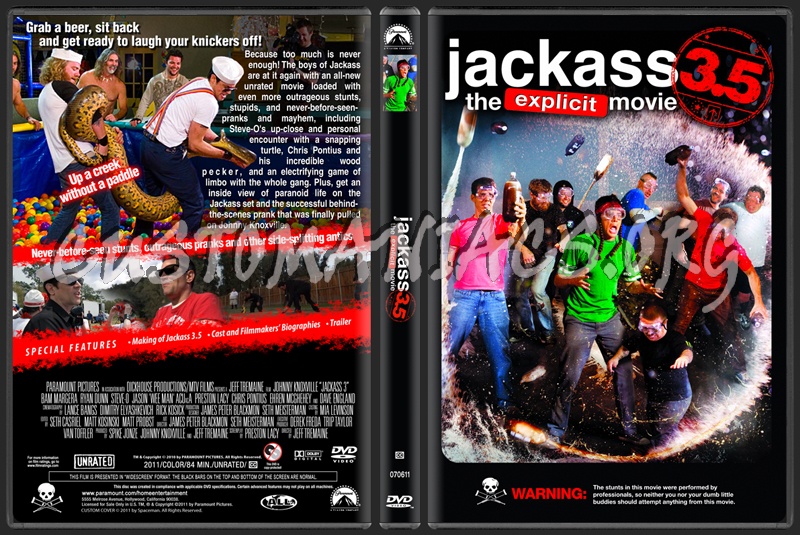 Jackass 3.5 dvd cover