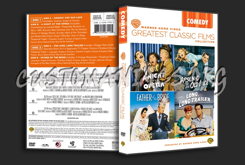 Greatest Classic Films Collection: Comedy dvd cover